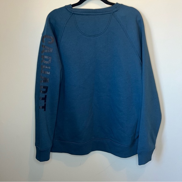 NWT Women’s Carhartt Crew Neck Graphic Sweatshirt Size 1X Relaxed Fit - Picture 2 of 8